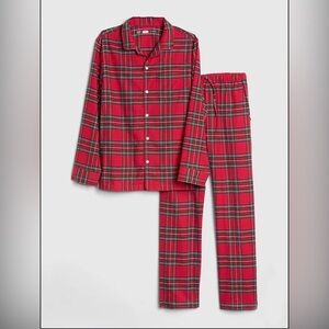 Gap Body Red Flannel Pajamas